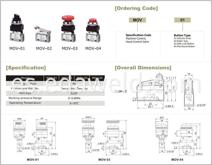 MOV-02 Pneumatic Solenoid Valve